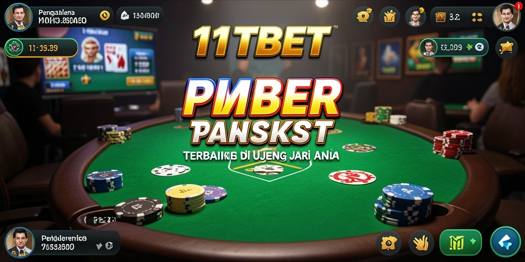 Tampilan gameplay poker yang menegangkan dan menarik di 11TBET.