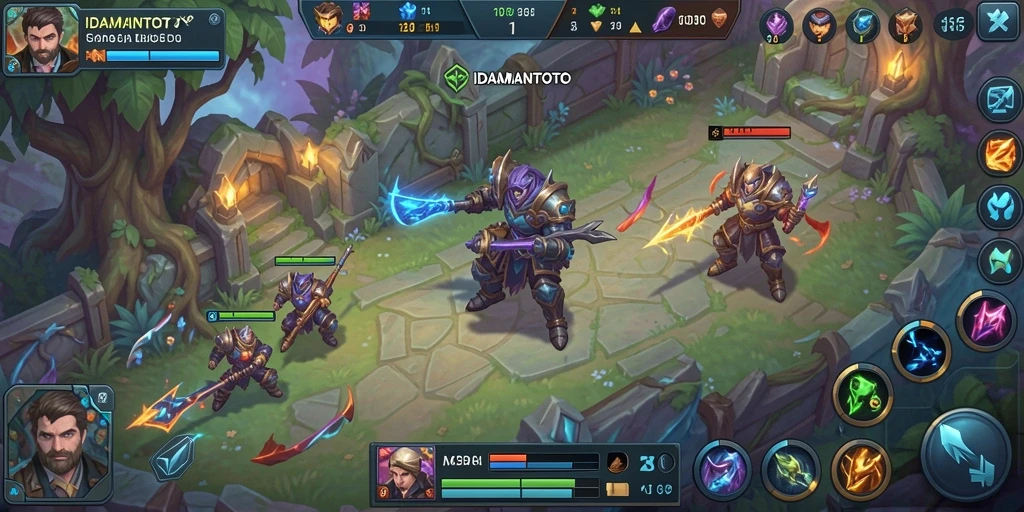 Tampilan menarik dari gameplay MOBA IDAMANTOTO yang penuh aksi.