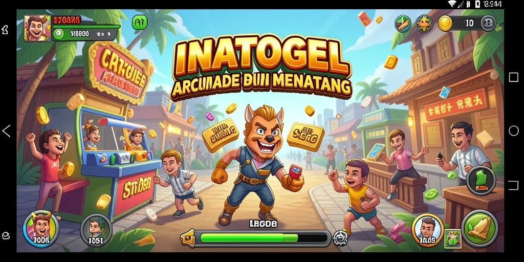 Tampilan gameplay menampilkan momen seru saat bermain INATOGEL.