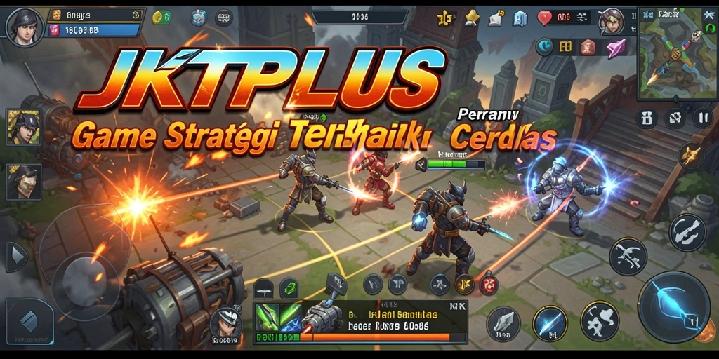 Tampilan gameplay JKTPLUS yang menampilkan pertempuran taktis yang mendebarkan.