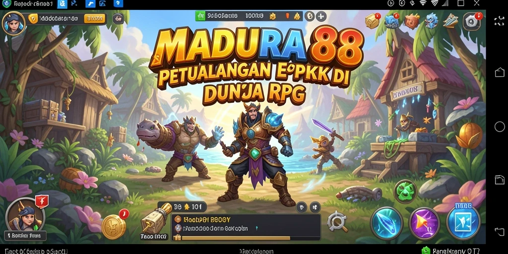 Tampilan gameplay <strong>MADURA88</strong> yang menakjubkan di dunia RPG.