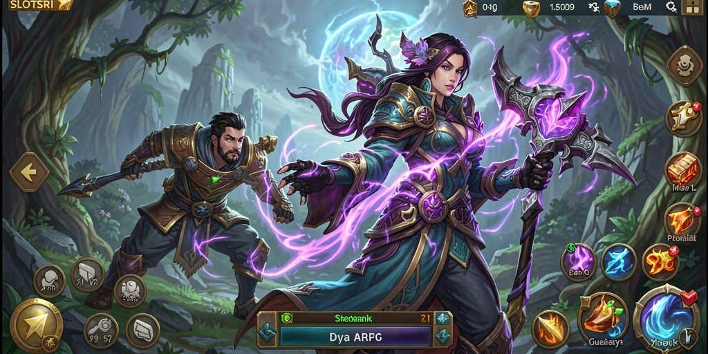 Screenshot gameplay SLOTSRI yang menampilkan aksi penuh tantangan.